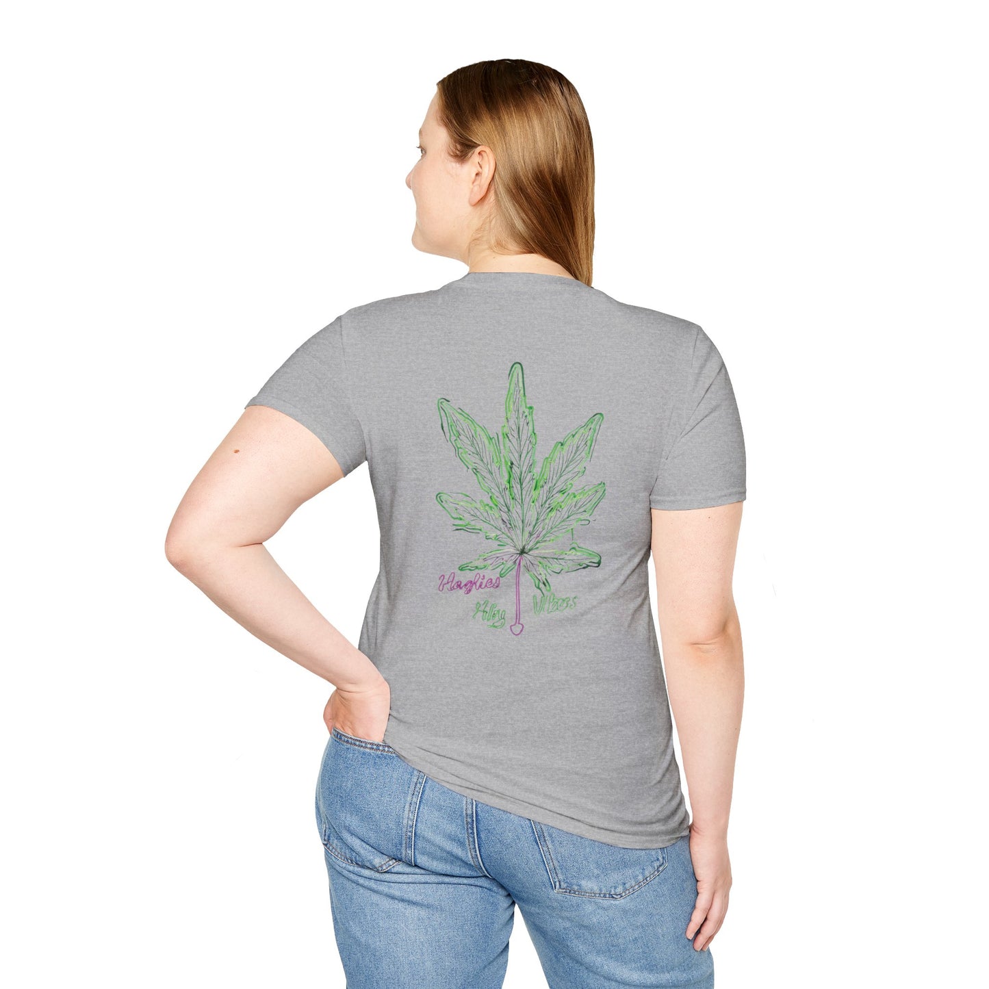 Cannabis Leaf with Neon Glow T-Shirt