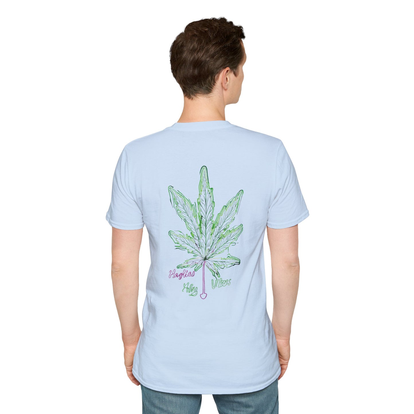 Cannabis Leaf with Neon Glow T-Shirt