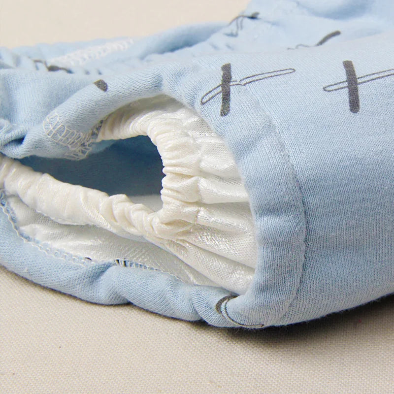 Baby Potty Training Pants Toilet Diapers Infant Toddler Nappies Cover for Boys Girls Reusable Washable Cotton Underwear Panties