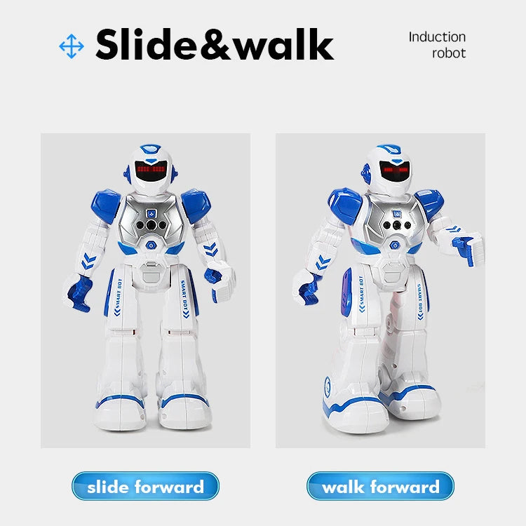 Intelligent Early Education Robot Infrared Gesture Sensing Remote Electric Control Robot Multifunctional Children Toy Gift