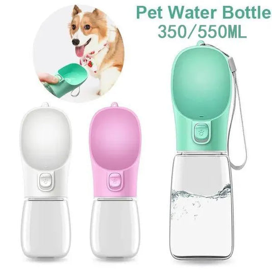 Portable Pet Water Bottle for Small Large Dogs Pet Drinking Bottle Travel Pet Drinker Leakproof Dog Bowl Food Containers Dispenser Feeder Dog Accessories