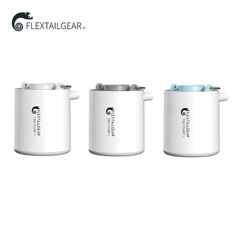 TINY PUMP X - Portable Electric Air Pump with Camping Light Rechargeable for Pool Floats Air Mattress Vacuum Bags