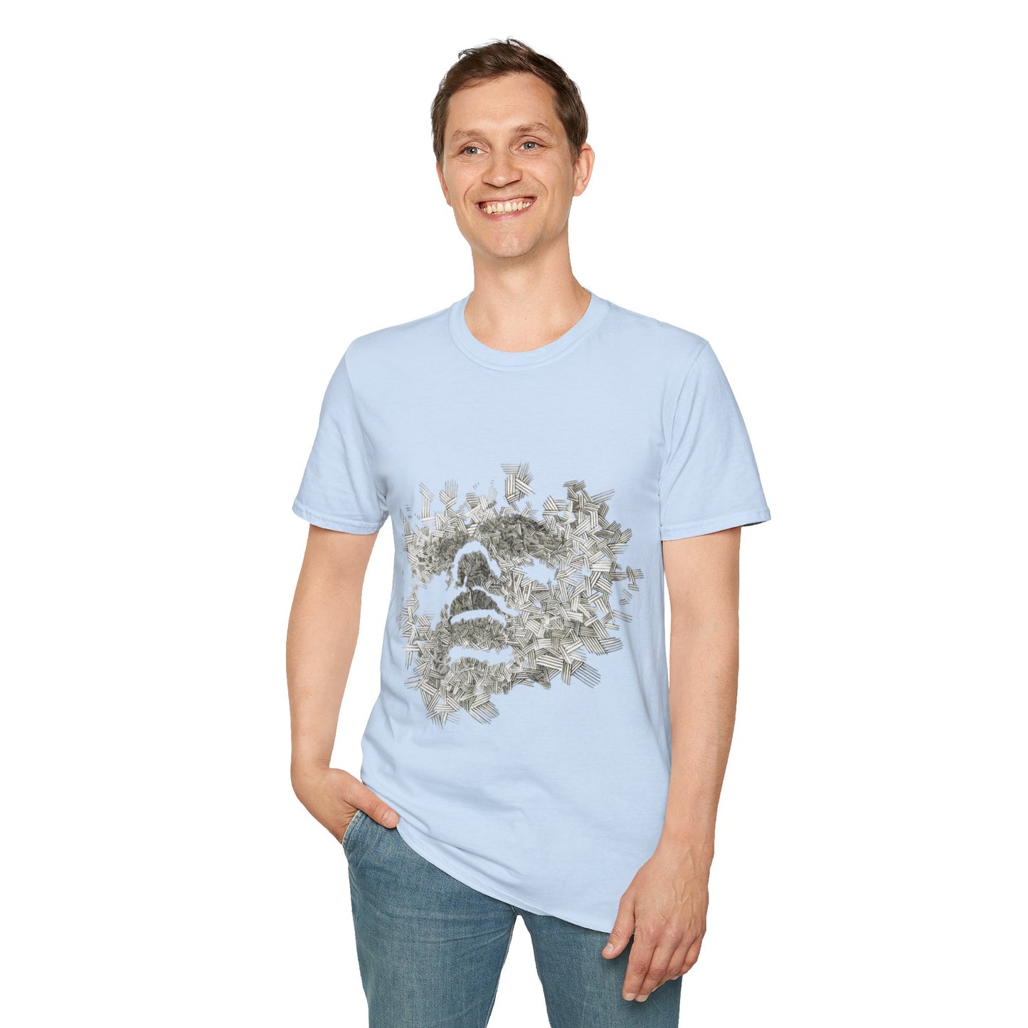 Abstract art Unisex Softstyle T-Shirt