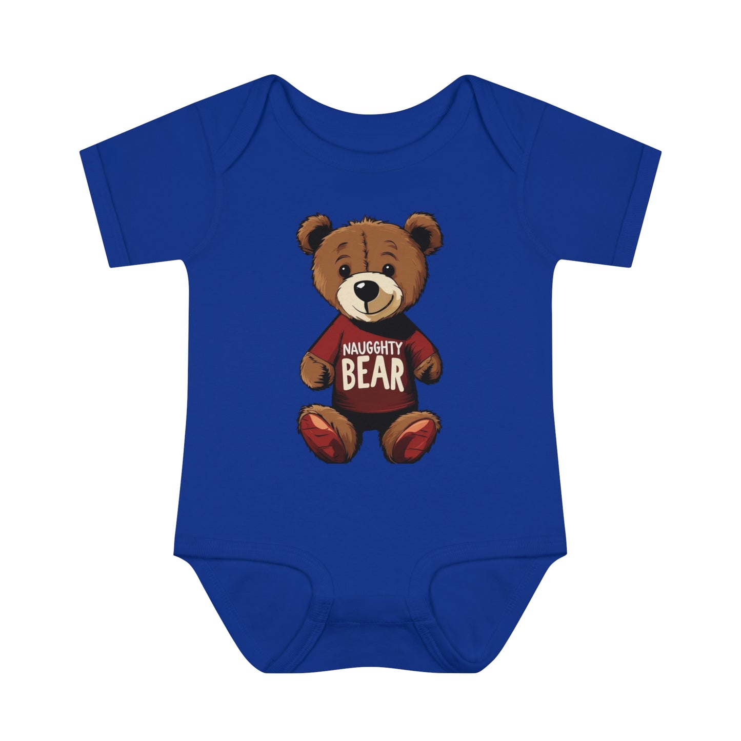 Infant Baby Rib Bodysuit - Naugghty Bear