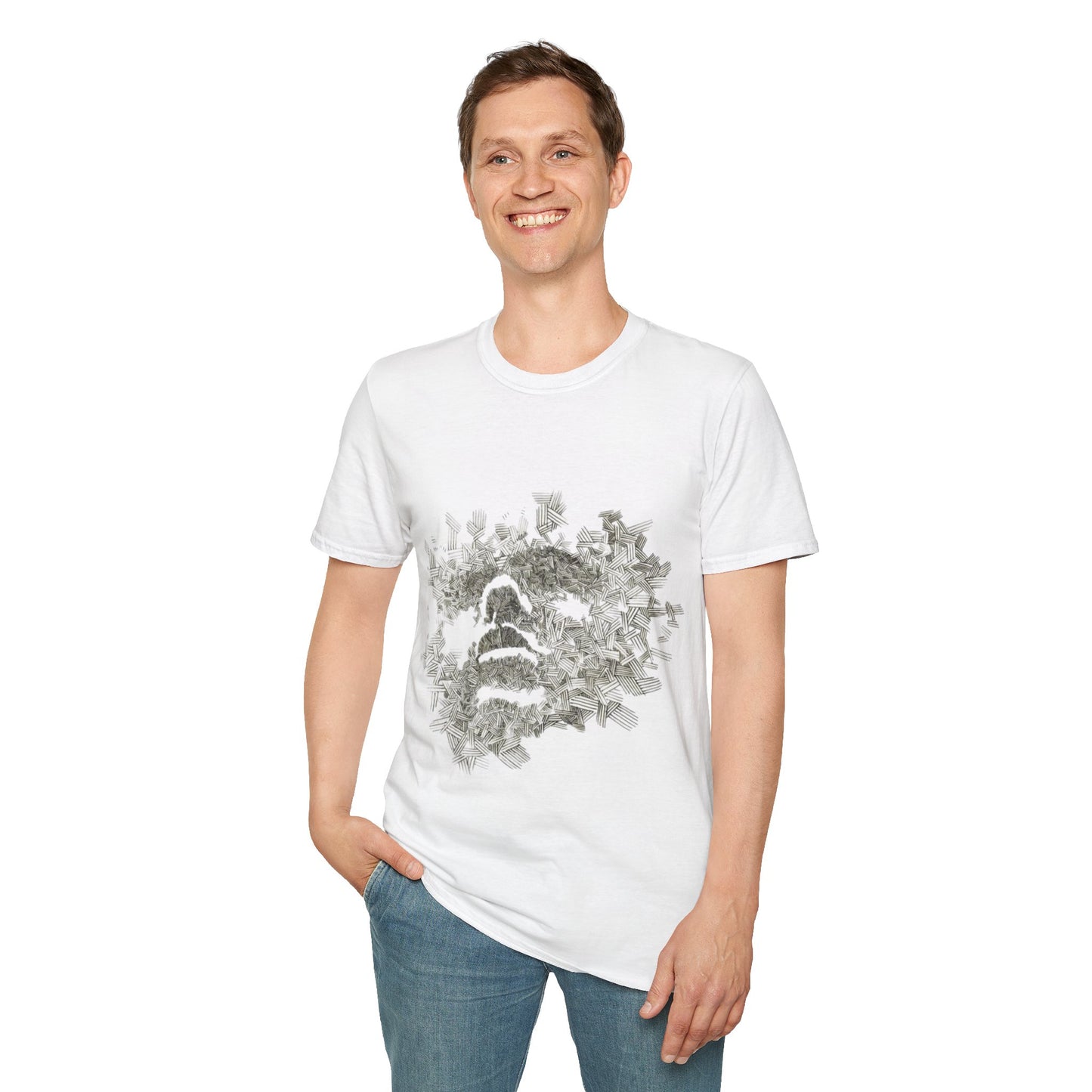 Abstract art Unisex Softstyle T-Shirt