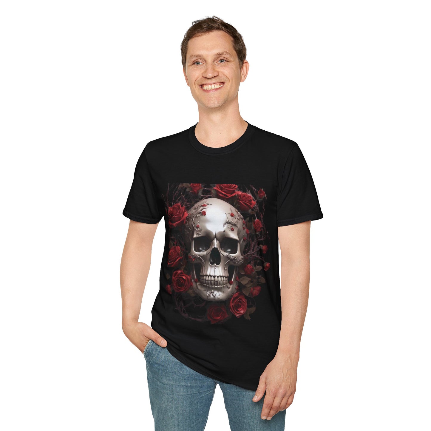 Floral Skull T-Shirt