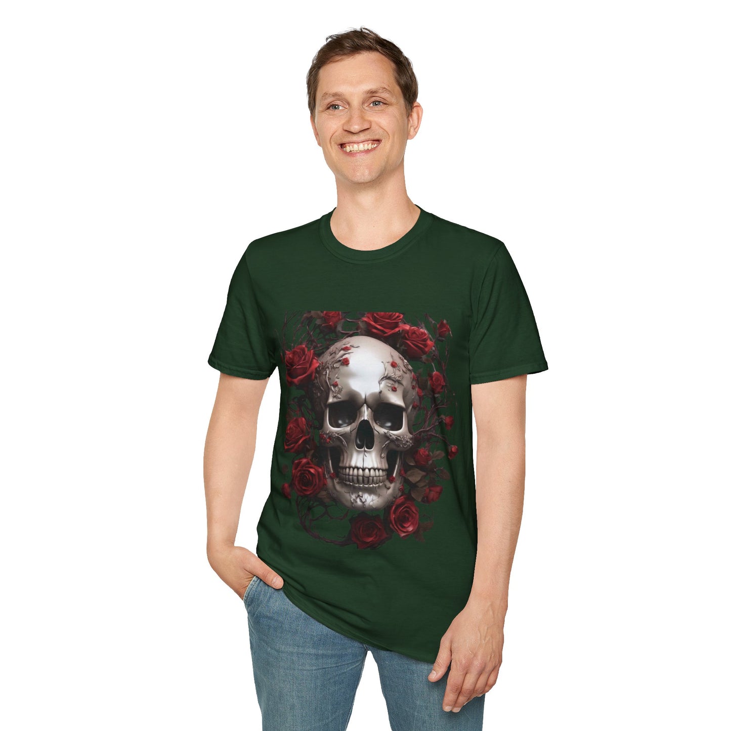 Floral Skull T-Shirt
