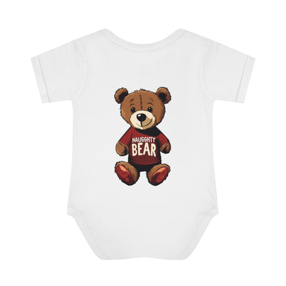 Infant Baby Rib Bodysuit - Naugghty Bear