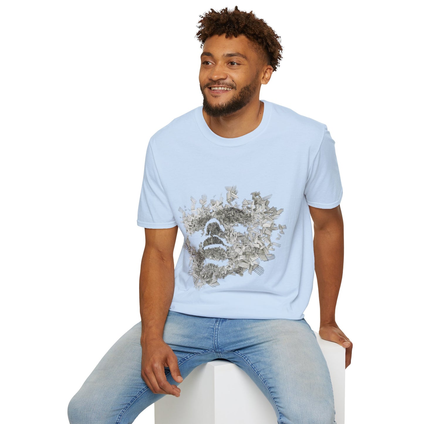 Abstract art Unisex Softstyle T-Shirt