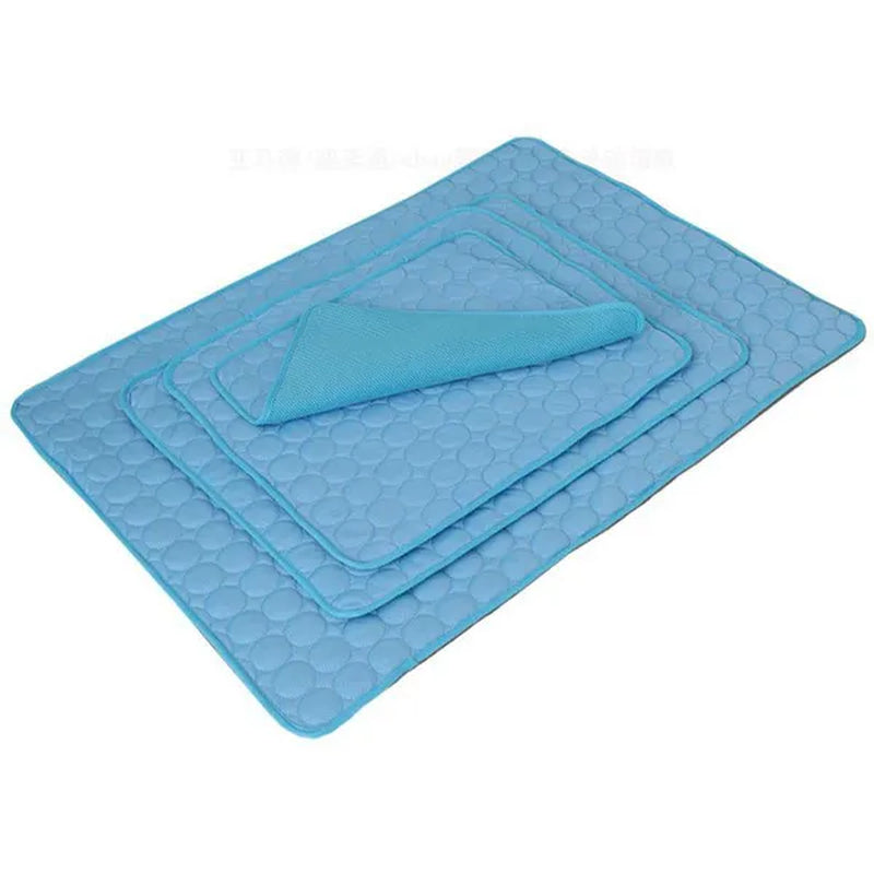 Professional Title: "Breathable Dog Cooling Mat for Summer - Washable Pet Bed Pad with Blanket Sofa for Dogs and Cats"