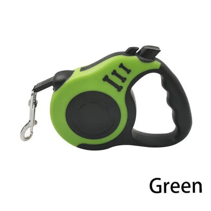 Professional Title: "3M/5M Automatic Retractable Dog Leash with Durable Nylon Collar Extension - Ideal for Puppy Walking and Running"