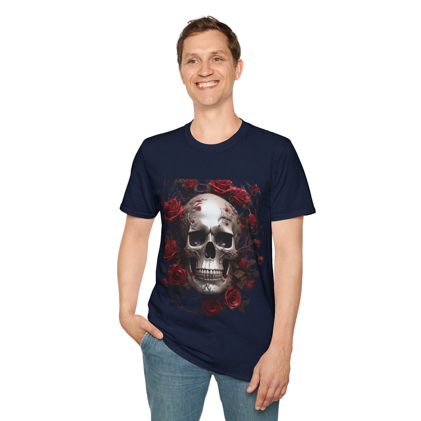Floral Skull T-Shirt