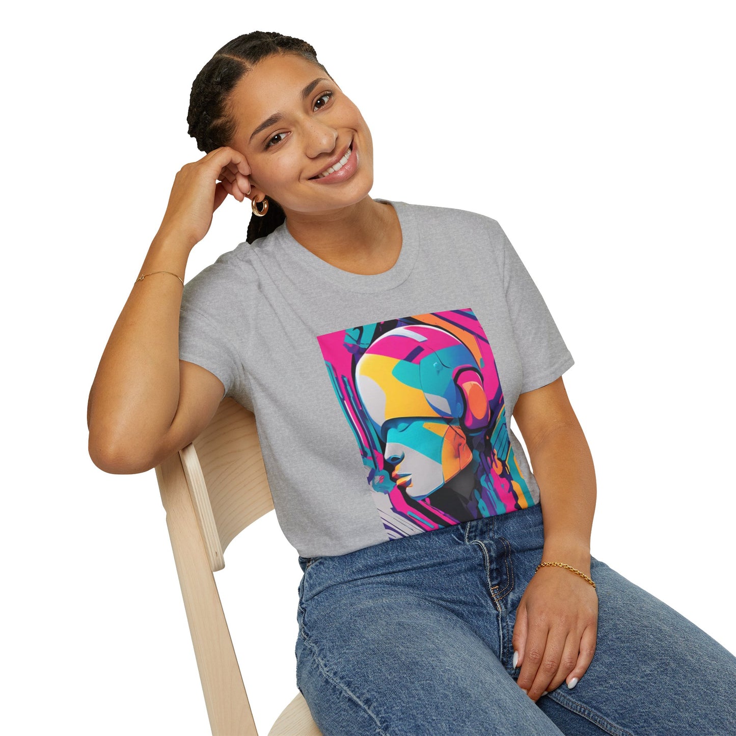 Abstract art printed T-Shirt