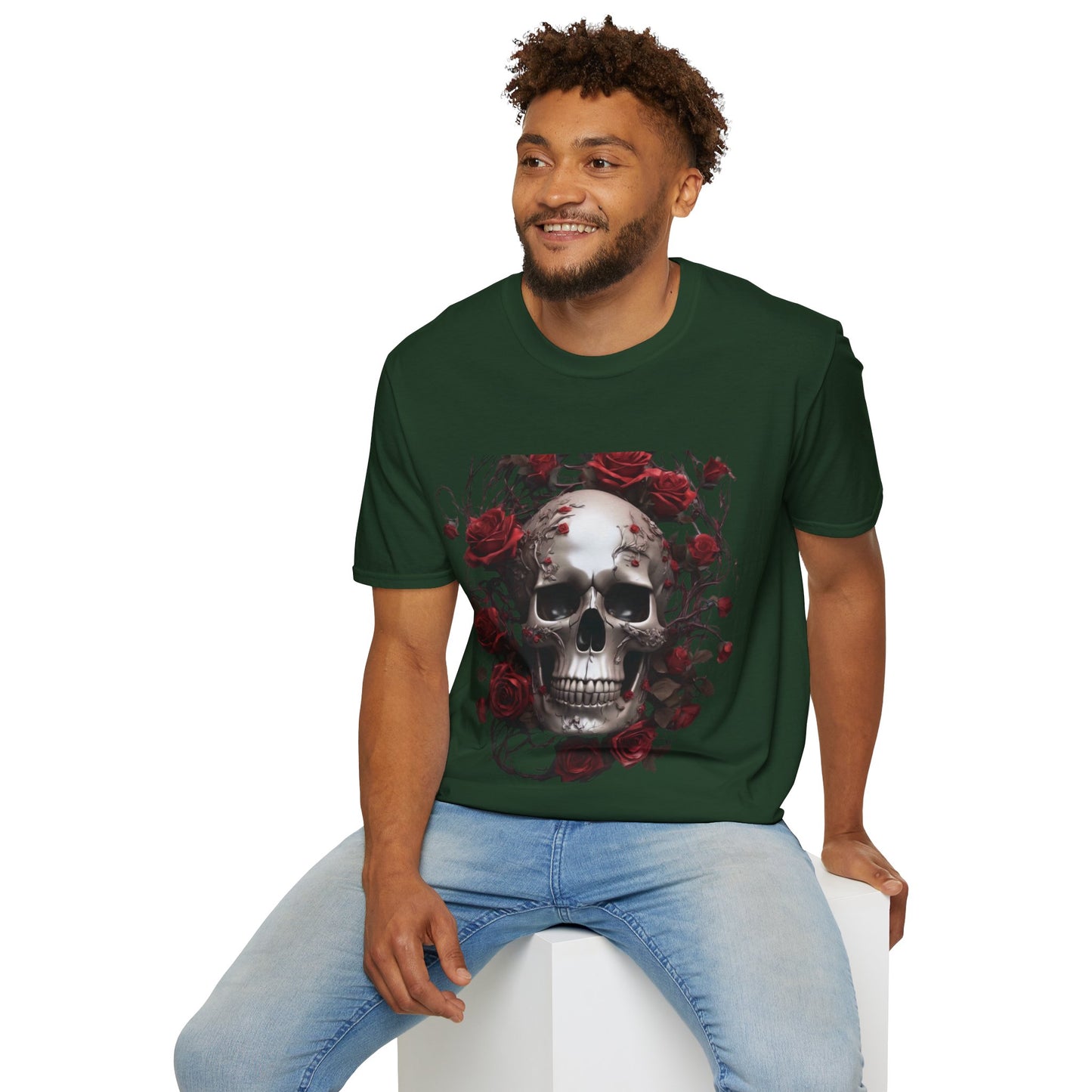 Floral Skull T-Shirt