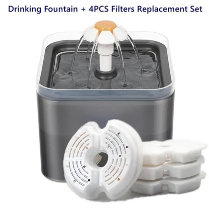 Professional title: 
```Yeahmart 67oz Cat Water Drinking Fountain with Ultra-Quiet Pump, LED Light, and Three Drinking Modes - Automatic Fountain for Cats and Small Dogs```