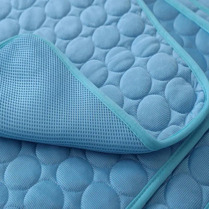 Professional Title: "Breathable Dog Cooling Mat for Summer - Washable Pet Bed Pad with Blanket Sofa for Dogs and Cats"