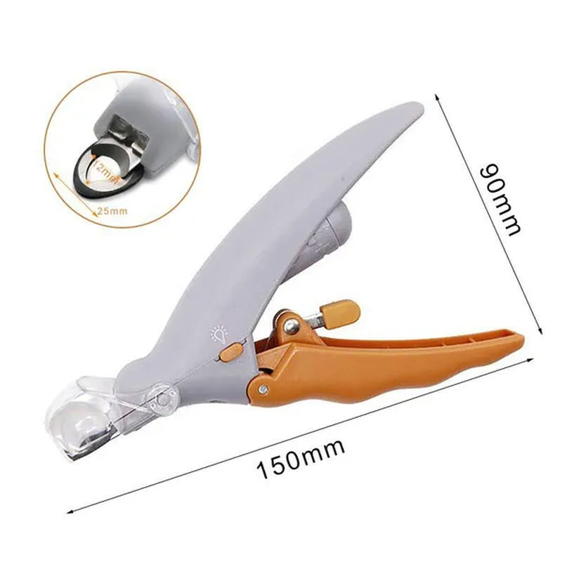 Professional title: "LED Light Pet Nail Clipper Scissors for Cats and Dogs - Toe Claw Clippers for Pet Care"