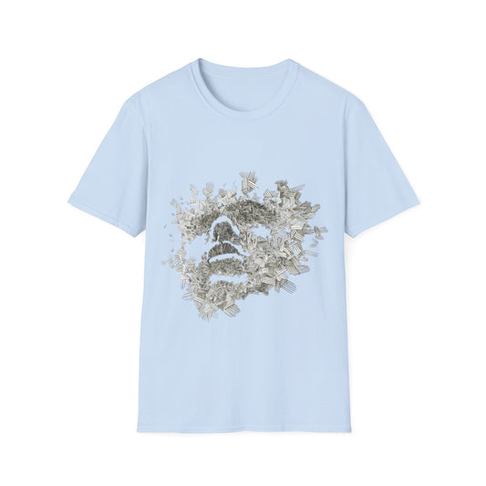 Abstract art Unisex Softstyle T-Shirt