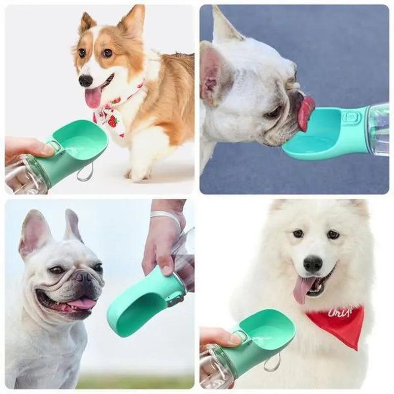 Portable Pet Water Bottle for Small Large Dogs Pet Drinking Bottle Travel Pet Drinker Leakproof Dog Bowl Food Containers Dispenser Feeder Dog Accessories