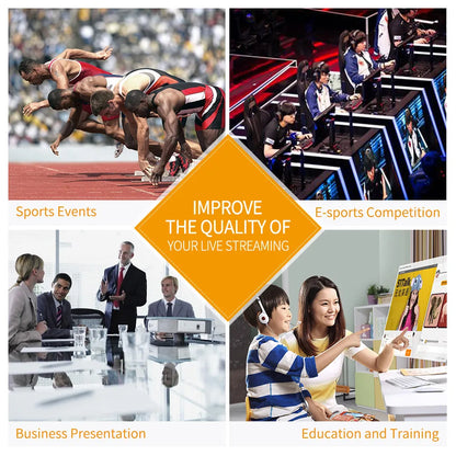 FEELWORLD LIVEPRO L1 V1 Live Streaming Video Switcher 4xHDMI Input Hdmi USB3.0 Studio Record Preview Camera Youtube