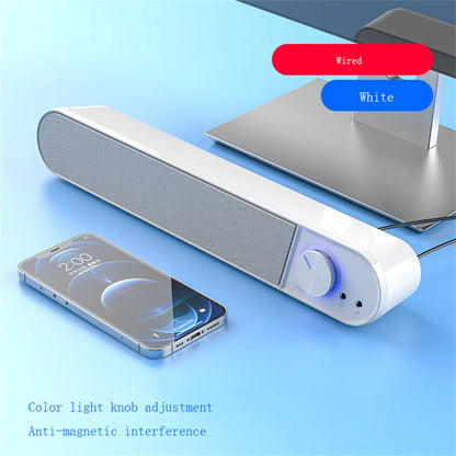 TV Soundbar Wired and Wireless Bluetooth Speaker Home Cinema Sound System Stereo Surround with FM Radio Music Center boombox