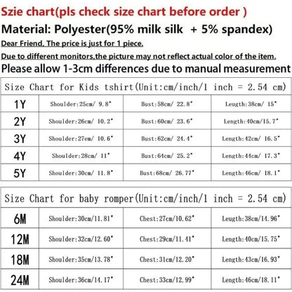 Casual Retro Sister Outfit Retro Kids Tshirt+Baby Romper Big/Little Brother Print Family Matching Outfits Summer Child Present