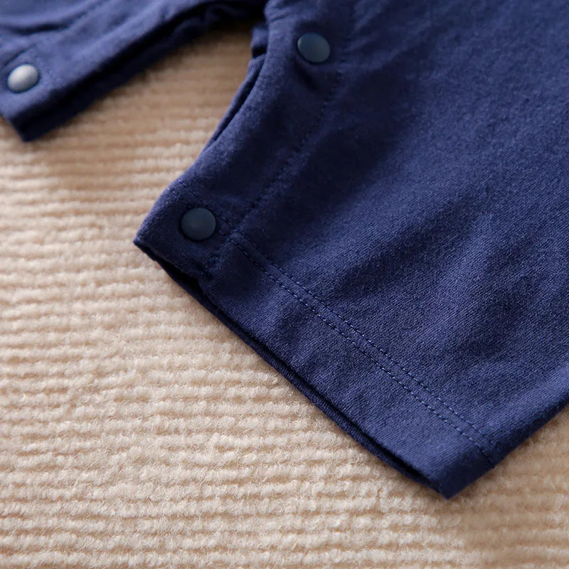 Baby Printed Fashion Baby Clothing Casual Clothes Fashion Printed pretty Outfit Solid Jumpsuit Summer Boy short black