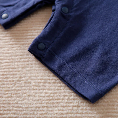 Baby Printed Fashion Baby Clothing Casual Clothes Fashion Printed pretty Outfit Solid Jumpsuit Summer Boy short black