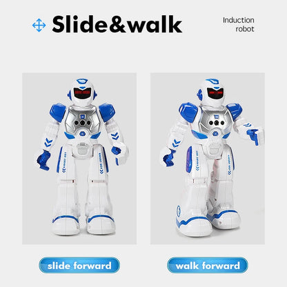 Intelligent Early Education Robot Infrared Gesture Sensing Remote Electric Control Robot Multifunctional Children Toy Gift