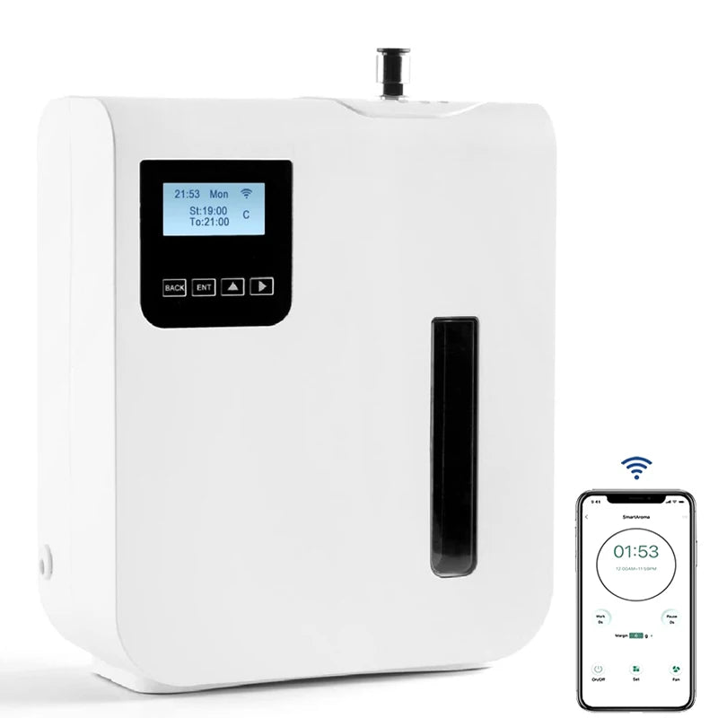 Smart Aroma Diffuser 300ml Large Area Fragrance Oil Auto Timer Function Fragrant Device Aromatizador for Hotel Home APP Control