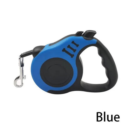 Professional Title: "3M/5M Automatic Retractable Dog Leash with Durable Nylon Collar Extension - Ideal for Puppy Walking and Running"