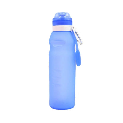 600Ml Collapsible Folding Drink Water Bottle Kettle Cup Silicone Travel Outdoor Sports Bike Cycling Accessories