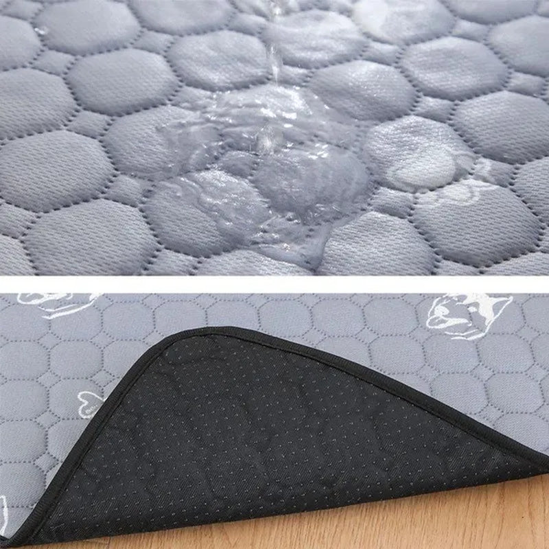 Cat Dog Mat Reusable Dog Pee Pad 4 Layer Super Absorbent Pet Diaper Mat for Cats Small Dogs Puppy Kitten Potty Training Pads