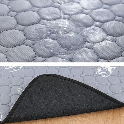 Cat Dog Mat Reusable Dog Pee Pad 4 Layer Super Absorbent Pet Diaper Mat for Cats Small Dogs Puppy Kitten Potty Training Pads