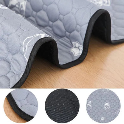 Cat Dog Mat Reusable Dog Pee Pad 4 Layer Super Absorbent Pet Diaper Mat for Cats Small Dogs Puppy Kitten Potty Training Pads