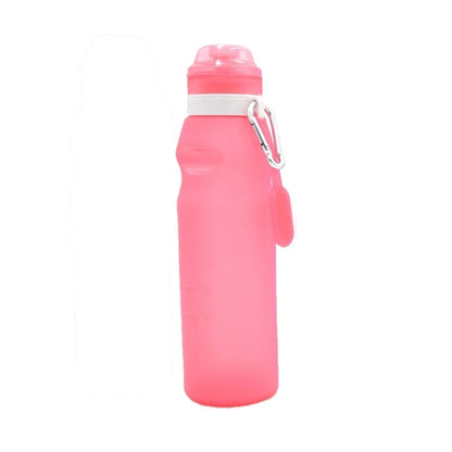 600Ml Collapsible Folding Drink Water Bottle Kettle Cup Silicone Travel Outdoor Sports Bike Cycling Accessories