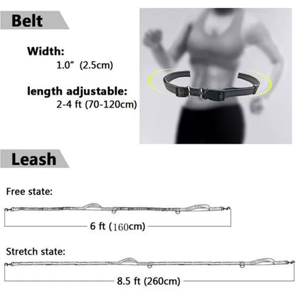 Professional Title: "Elastic Dog Leash for Comfortable Running - Pet Supplies for Dogs"