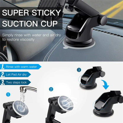 360° Universal Mount Holder Car Stand Windshield For Mobile Cell Phone GPS
